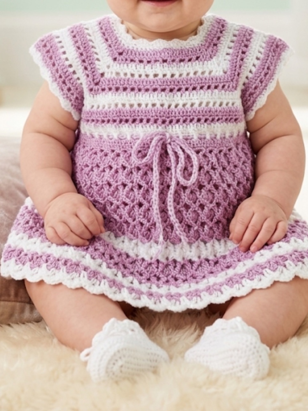 Hand Crafted Kids Dress - Red and Black Promotional QR Graphic